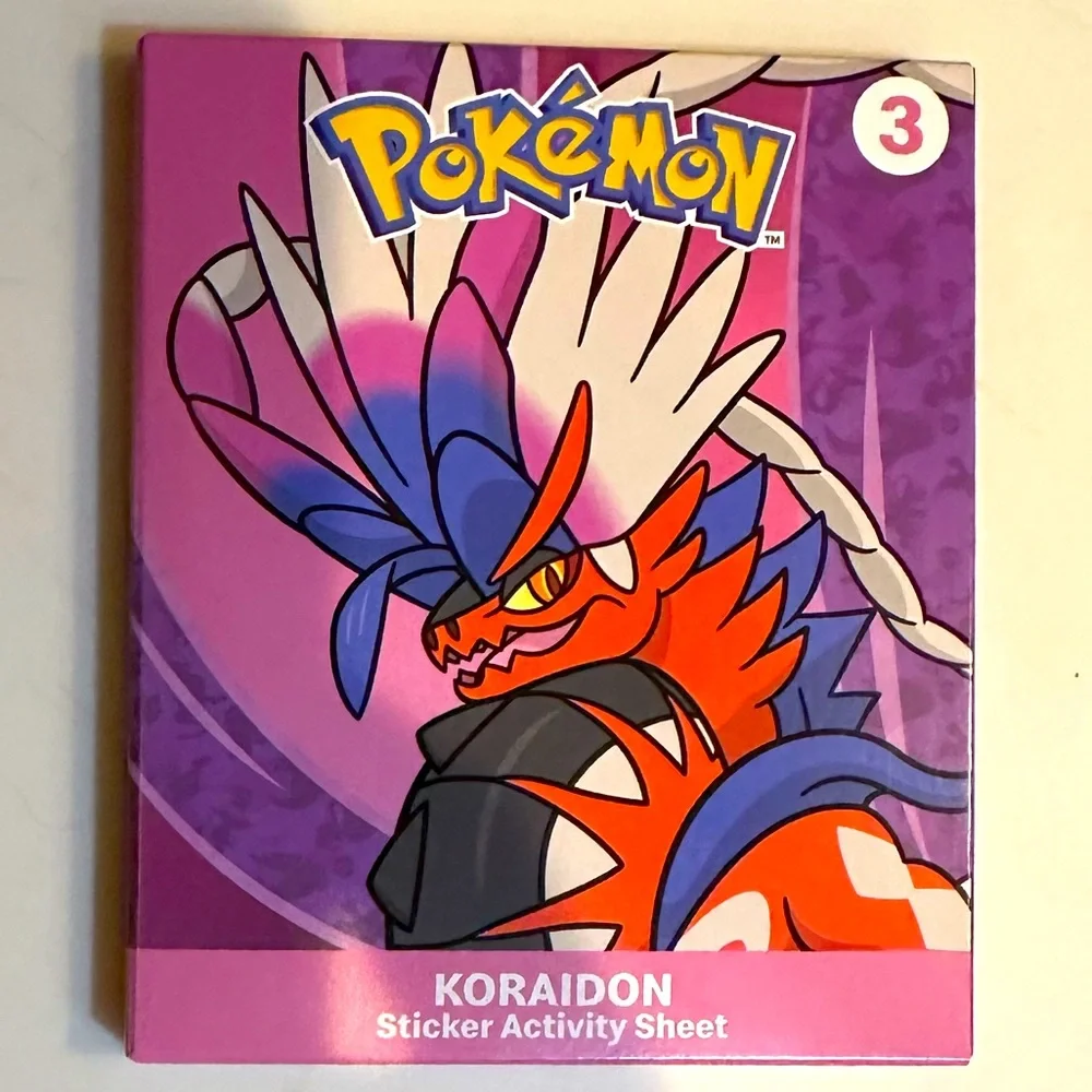 POKÉMON KORAIDON 2025 MCDONALDS #3 COLLECTIBLE w/ CARDS SEALED STICKER ACTIVITY
